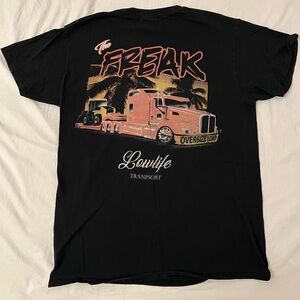 Gildan Black 'The Freak' Graphic Tee